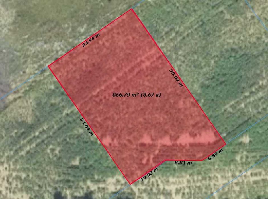 869 m2 | Osówiec – Działki z WZ | BLISKO BYDGOSZCZY