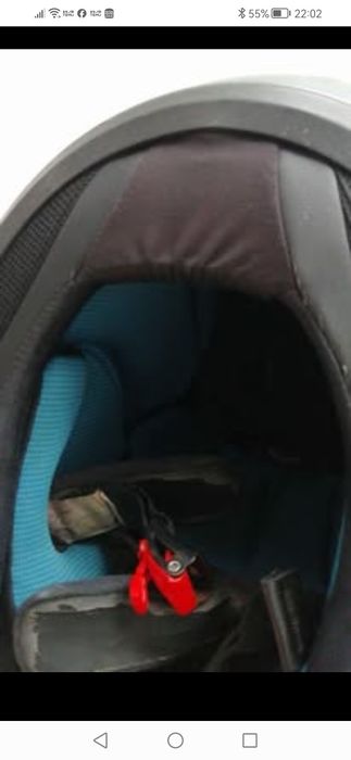 Capacete Shark cinzento