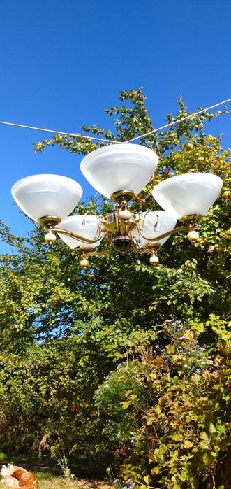 Люстра потолочная на 5 плафонов