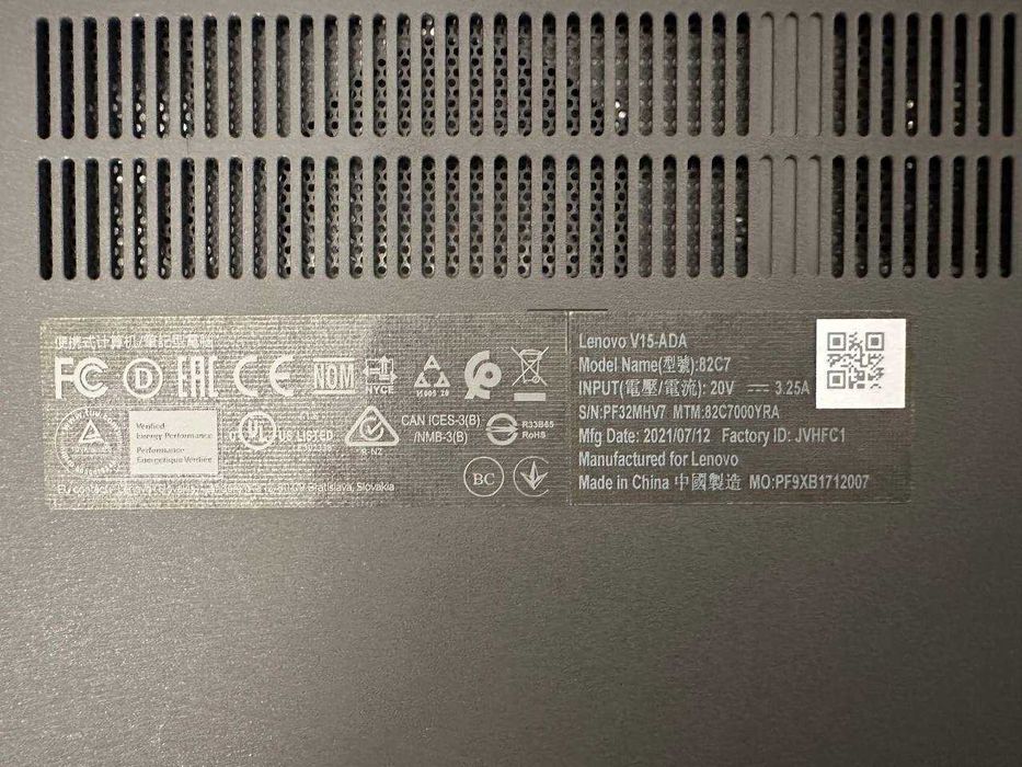 Ноутбук Lenovo V15-ADA