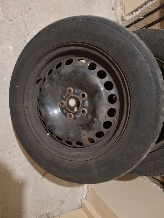 4 koła R16 5x112 6.5J E 50 piasta 65 mm.