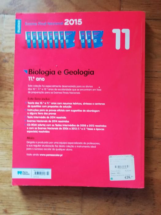 National Final Exam Book for 11th-Grade Biology and Geology with CD-ROM64284140379779121