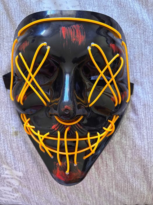 Máscara nova Halloween/Carnaval LED