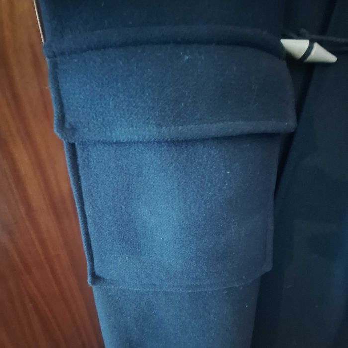 Casaco fazenda  marítima  com capuz