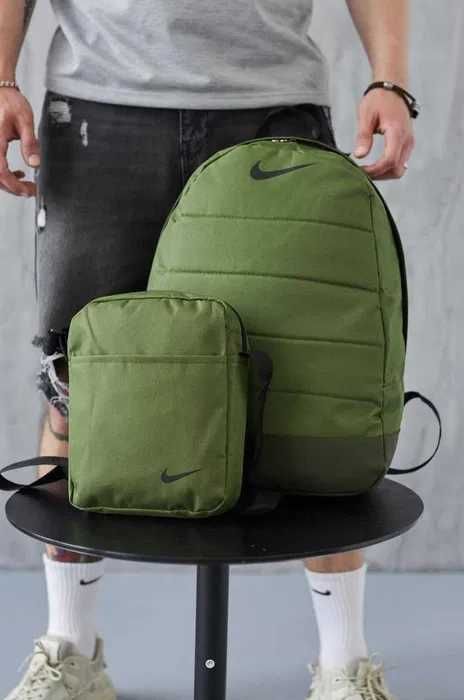 Комплект Nike Рюкзак городской спортивный + Бананка сумка поясная Найк