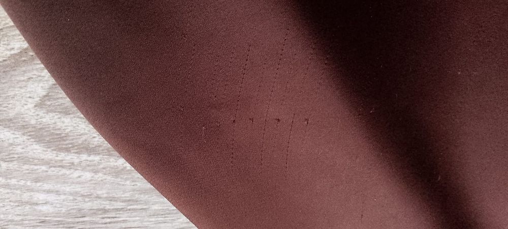 Спідниця Massimo Dutti шовкова атласна коричневий колір розмір XS