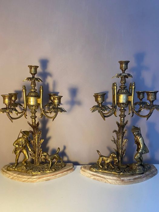 Бронзовые подсвечники