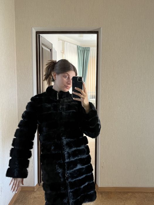 вінтажна норкова шуба-трансформер
