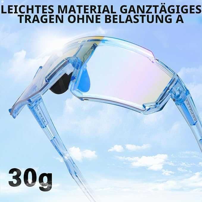 XSYKJGS Fotochromowe okulary sportowe