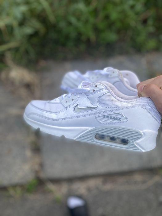 Кросівки чоловічі Nike Air Max 90 Jewel Swoosh Casual Shoes White