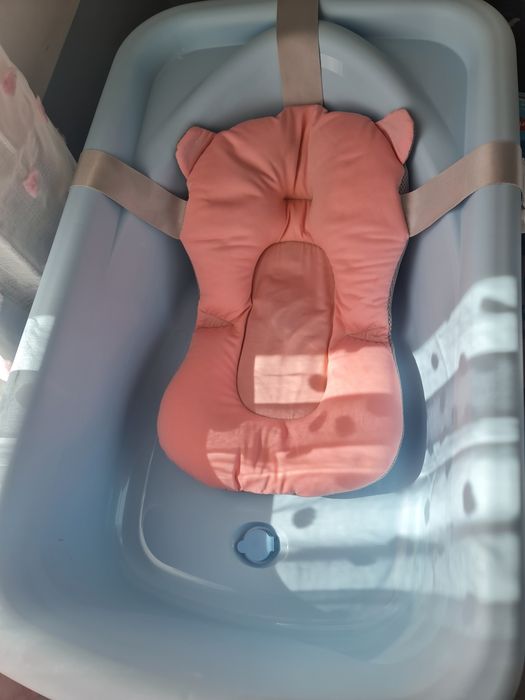 Almofada para banheira de bebê