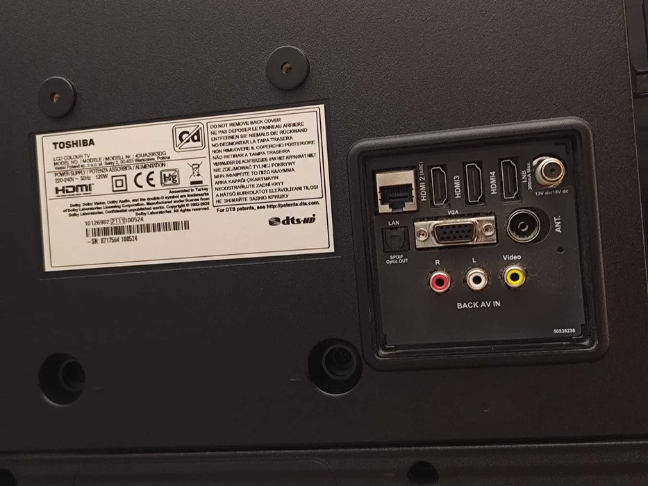 Toshiba 43" Ultra HD Android TV