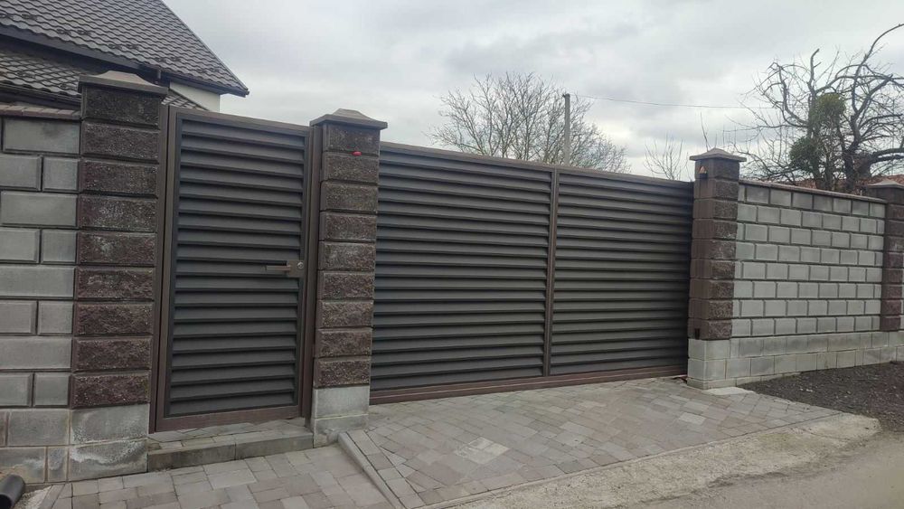 Каркас відкатних воріт, Здвижні ворота, Відкатні ворота, Доставка‼️