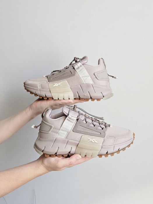 Кросівки Кроссовки Reebok Zig Kinetika Edge beige Бежевый Бежевий Кросовки демісезон