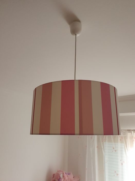 Vendo candeeiro rosa - marca Leroy merlin
