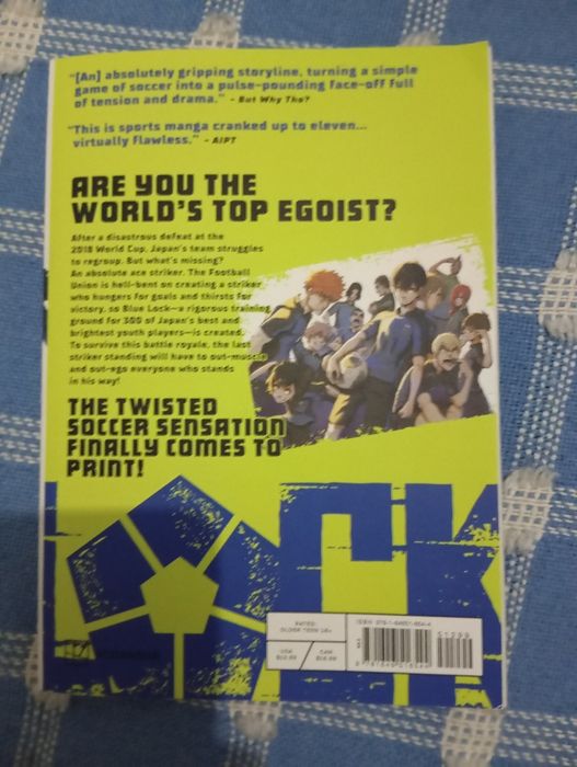 Mangá Blue Lock Volume 1