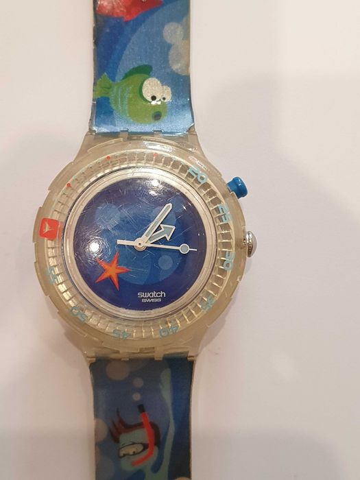Relógio Swatch Scuba 200 Loomi HAPPY SEA
