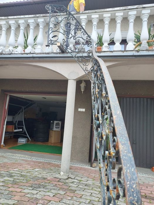 Balustrada kuta poręcz schody