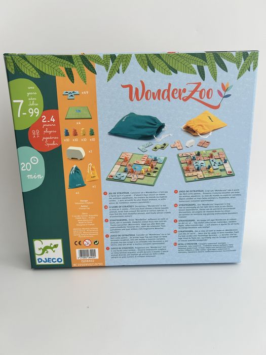 Настільні ігри catan, WonderZoo, Ane Rouge ,Zizanimal Djeco