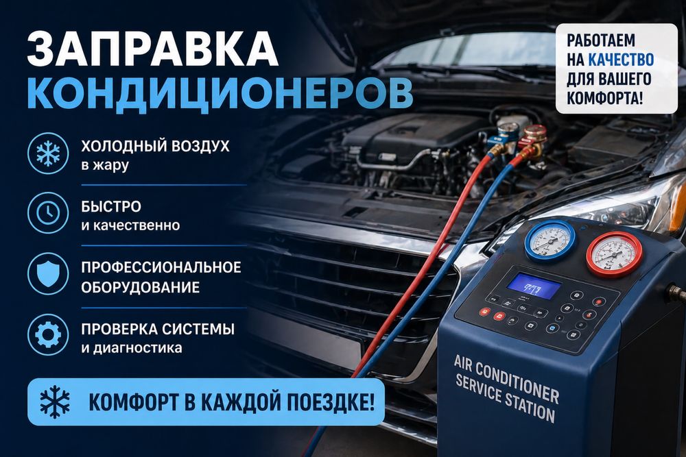 Заправка автокондиционеров . Проверка систем. Быстро и качествено!