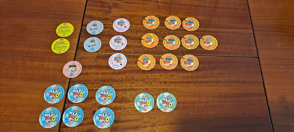 Novidade Coleção Tazos variados