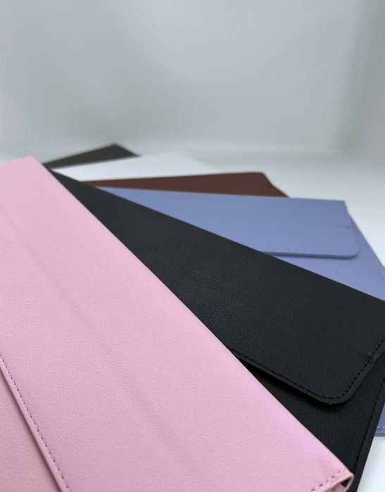 Кожаный конверт на Макбук/ноутбук 13/13.3/15.4/17.3, чехол для MacBook