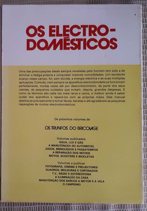 Livro "Os Electrodomésticos"