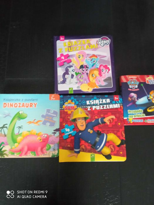 Książeczki z puzzlami od 3 lat (4 sztuki)