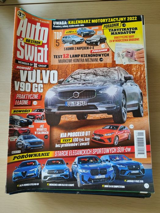 Auto Świat rocznik 2022 komplet