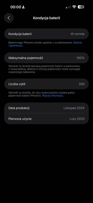 Prywatnie   iPhone 16 Pro Max / gwarancja Apple / bateria 100% bateria