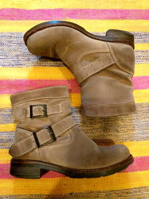 Botas em pele da Tapadas n.35