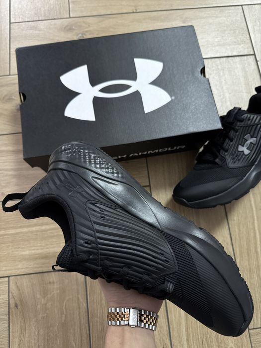Under Armour Nowe Sportowe Buty Męskie Czarne Materialowe 43