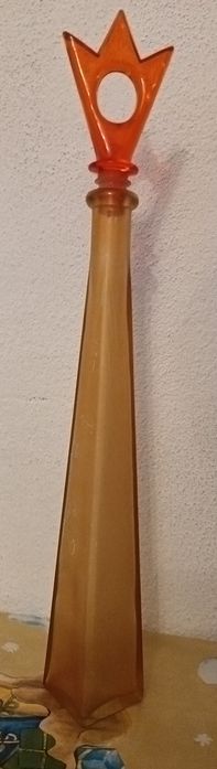 Garrafa antiga laranja