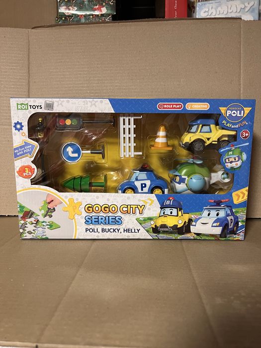 Robocar Poli Поли робокар набір GoGo Міська серія Полі Баккі Хеллі