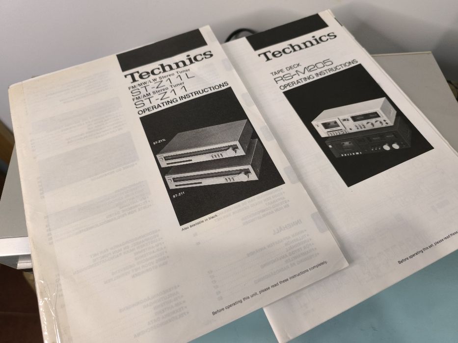 Technics aparelhagem deco e sintonizador