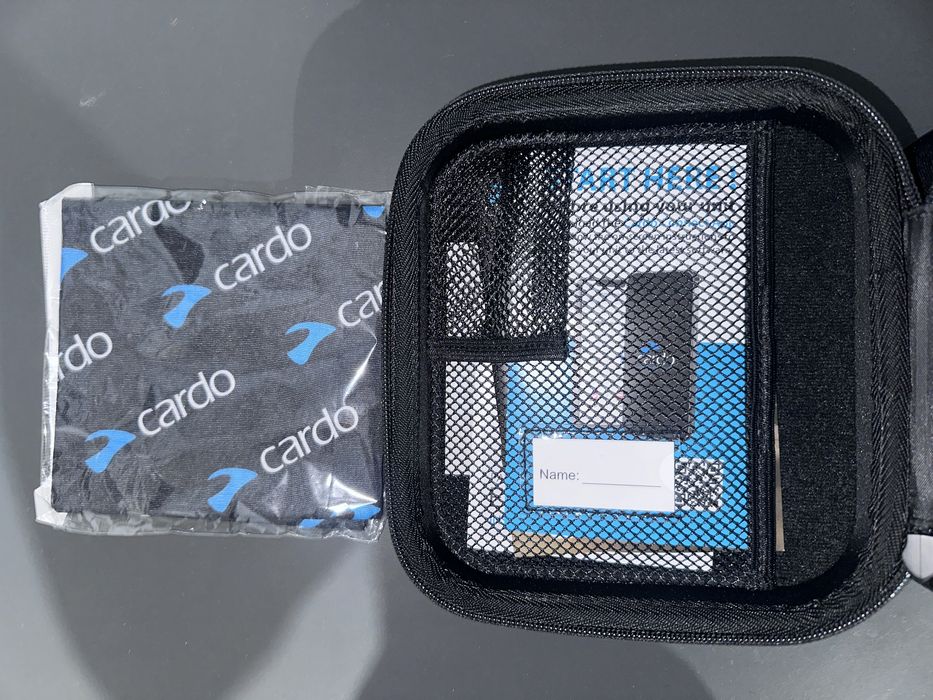 Zestaw Cardo interkom packtalk + sluchawki z głośnikami JBL komplet NOWE