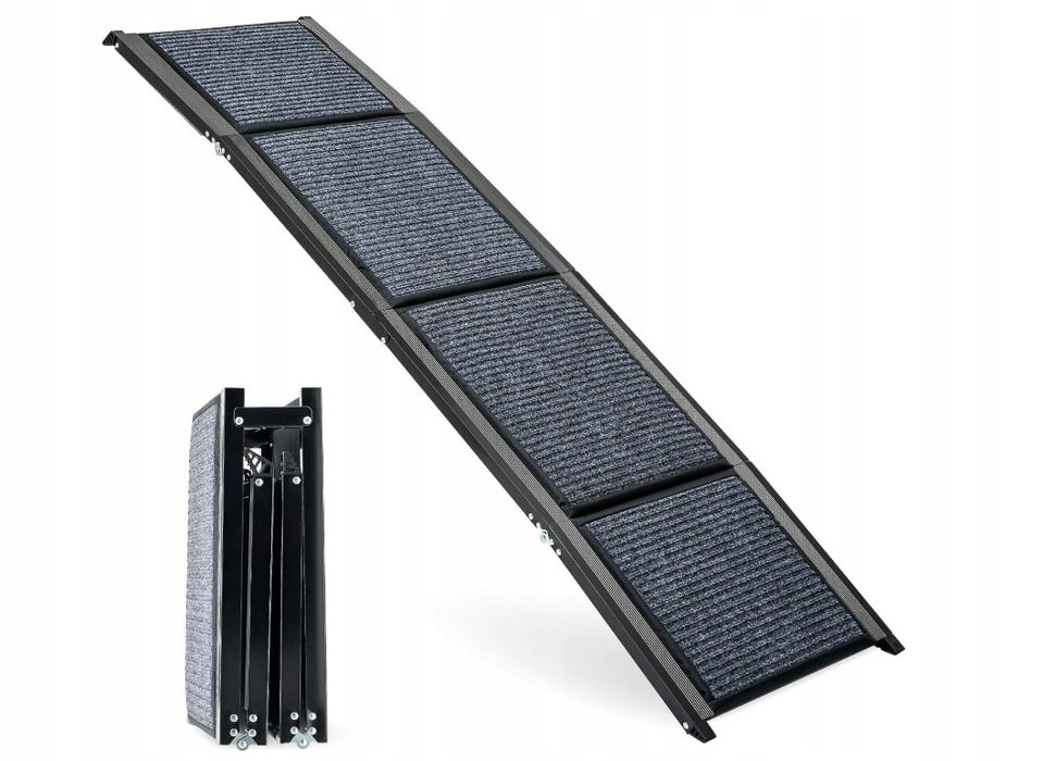 Co-Z Rampa Dla Psów Do Samochodu, 170 X 44 Cm Składana Rampa Dla Psów 90 Kg