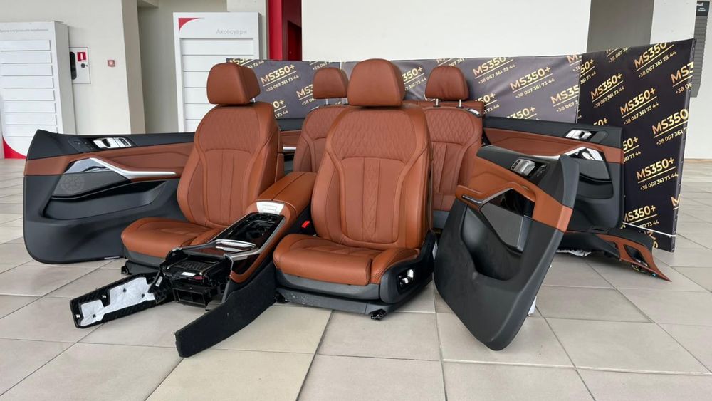 Салон (сидіння) комплект BMW X7 G07 БМВ Х7 Г07 розборка шрот запчастини 52107459218 бн 52108493276 Салон (сидения) комплект