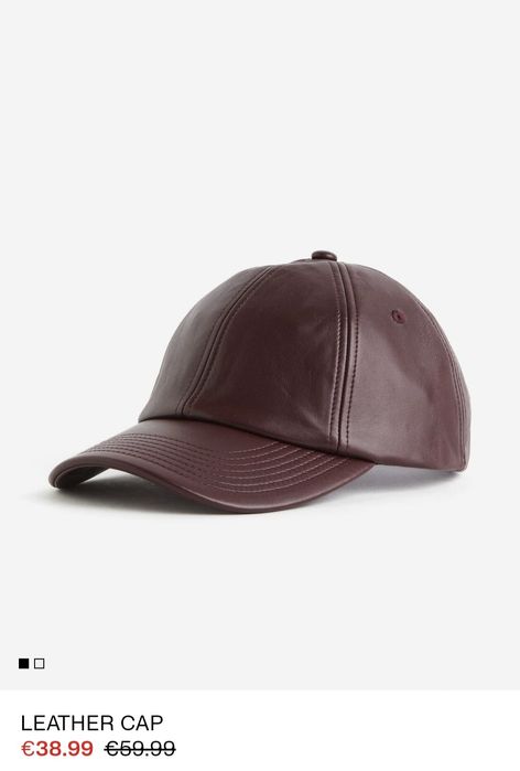 Шкіряна кепка H&M