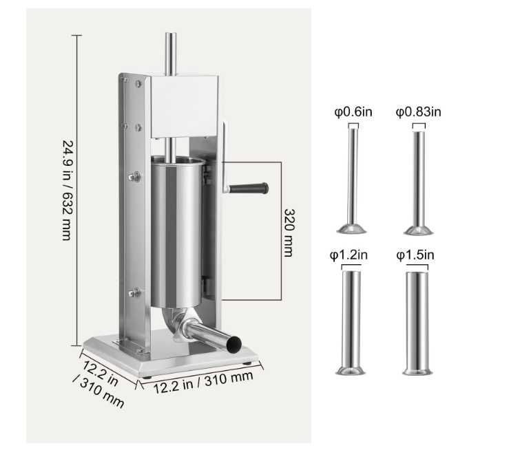 Ręczna Nadziewarka do Kiełbasy 5L - Profesjonalne Rozwiązanie