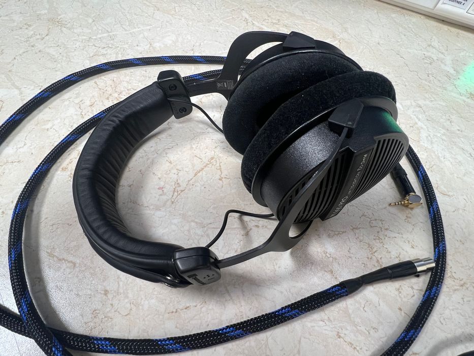 Beyerdynamic dt990 limited edition 80 ohm, recabling, balanced