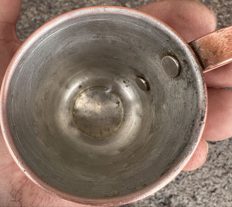 Продам мідну кавову  чашку