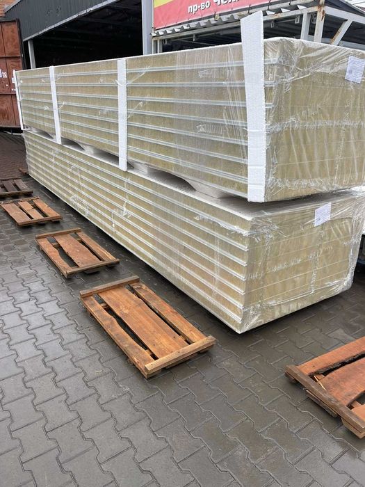 Сендвіч панелі, сендвич панели, панелі ППУ, мін вата, пінопласт.