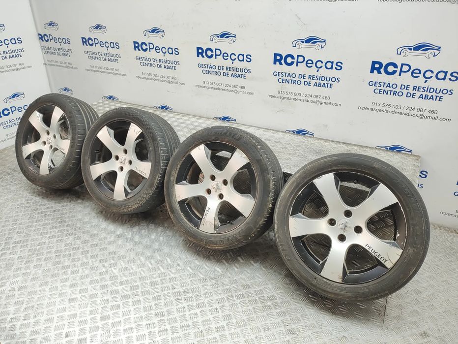 Conjunto de jantes 17 Savara originais Ronal Peugeot 3008 Mk1 7,5J