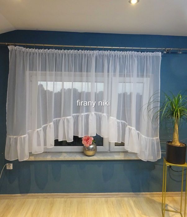 firana z falbaną 400x150