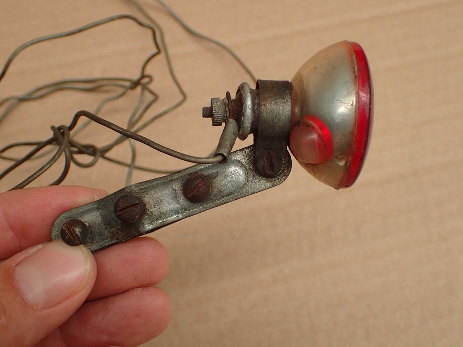 Halus Junior zabytkowe dynamo rowerowe + lampa przód + tył lata 50/60 Diamant NSU
