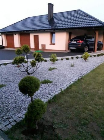 Granitowy grys dalmatyńczyk szary kamień naturalny tona z dostawą głaz