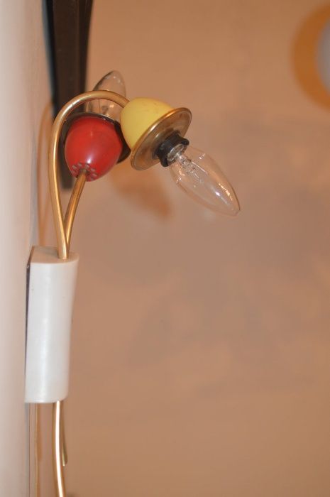 candeeiro vintage de parede modernista stilnovo midcentuty 1950