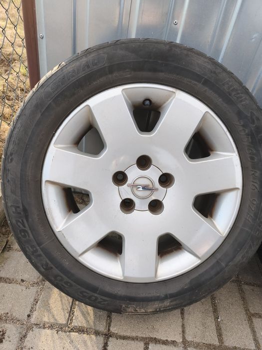 Felgi z oponami lato 5x110 opel omega 205/60/16