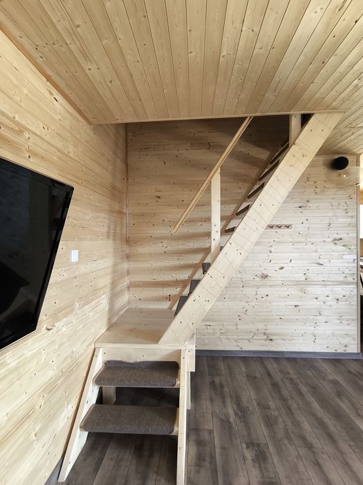 Domek nad jeziorem z SAUNĄ | 6 os | cisza, taras, 300 metrów od plaży